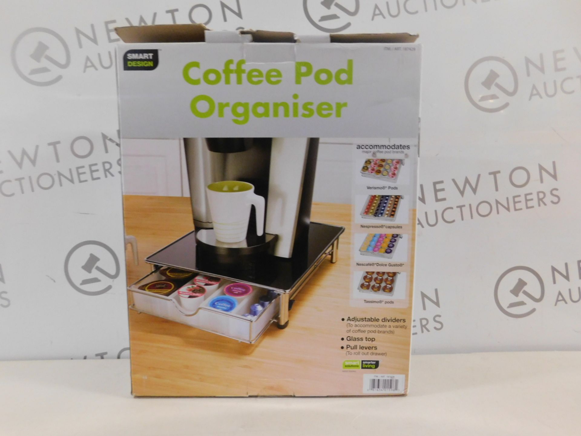 1 BOXED SMART DESIGN COFFEE POD ORGANISER RRP £39.99