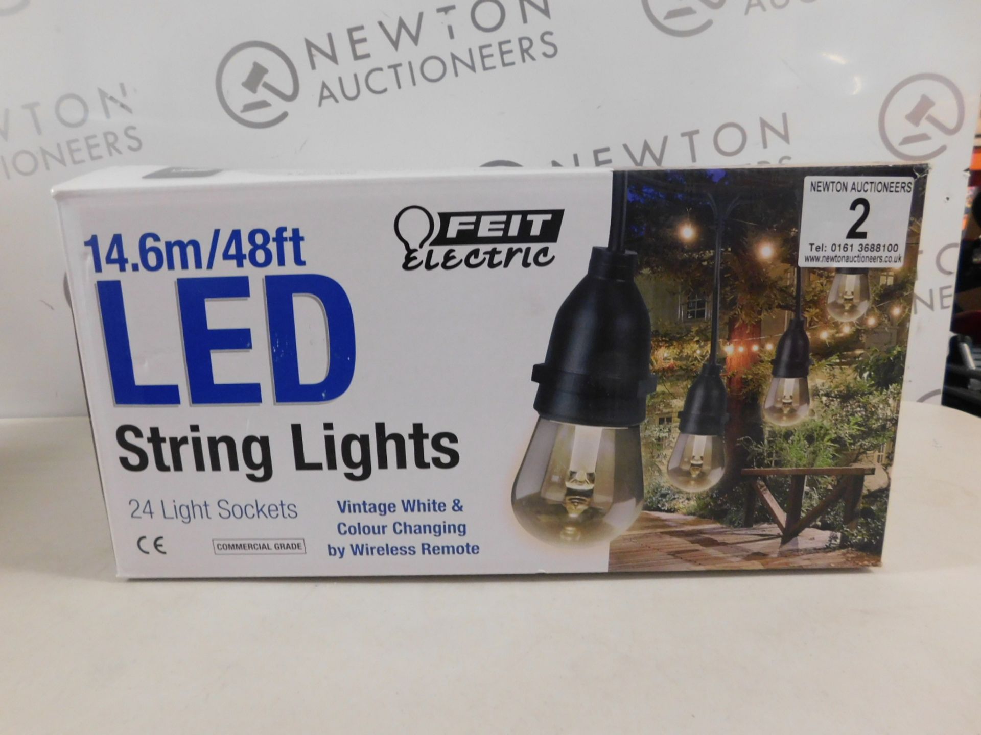 1 BOXED SET OF FEIT ELECTRIC INDOOR/OUTDOOR 48FT COLOUR CHANGING STRING LIGHTS WITH BULBS RRP £70