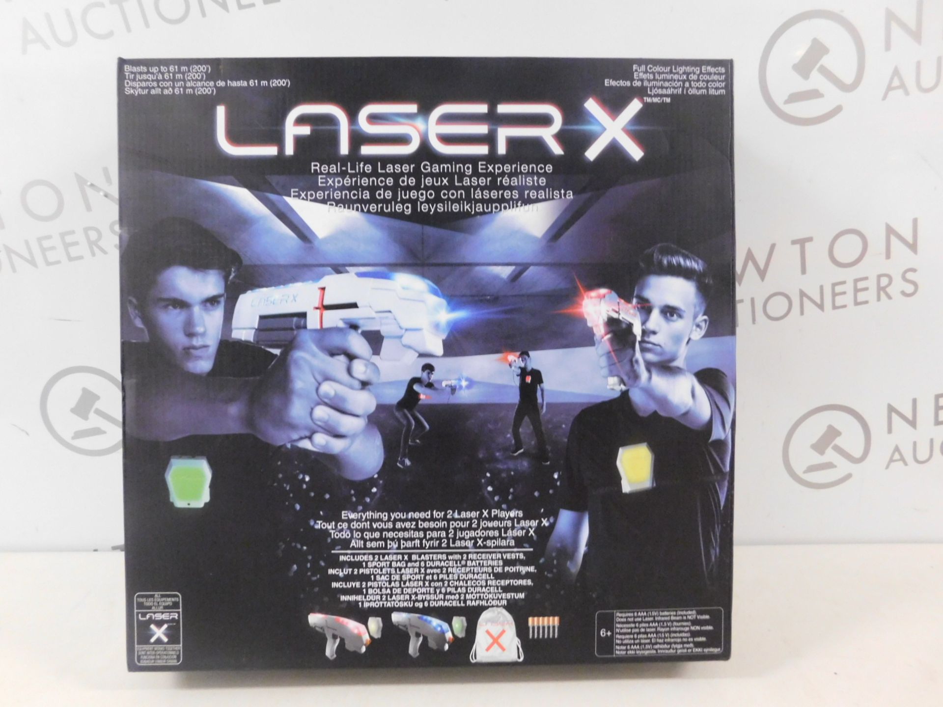 1 BOXED LASER X LASER 2 PLAYER GAMING SET RRP £49.99