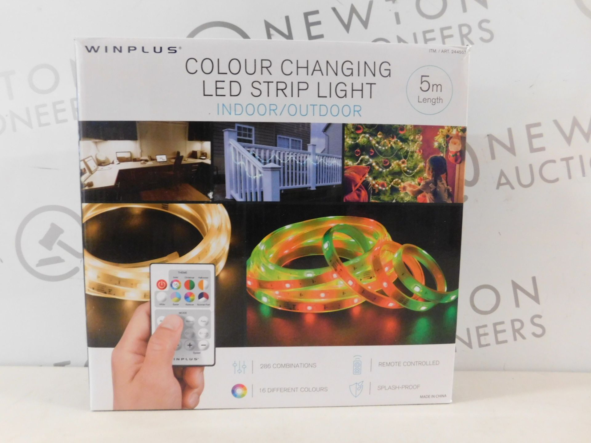 1 BOXED WINPLUS COLOUR CHANGING LED STRIP LIGHT RRP £29.99