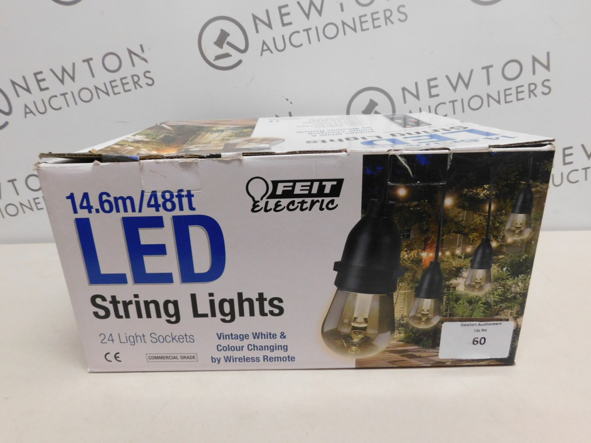 1 BOXED SET OF FEIT ELECTRIC INDOOR/OUTDOOR 48FT COLOUR CHANGING STRING LIGHTS WITH BULBS RRP £70