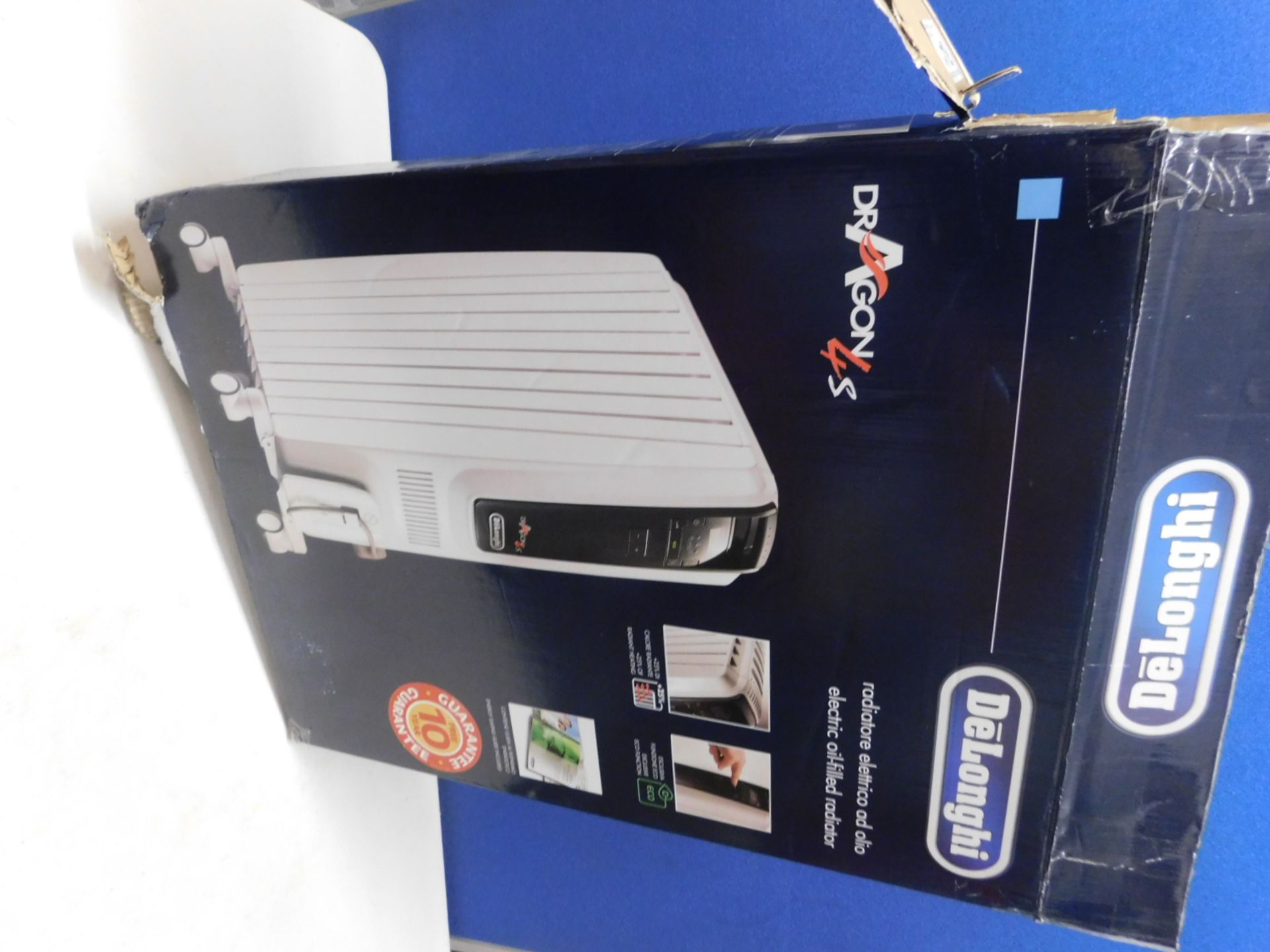 1 BOXED DELONGHI DRAGON 4s ELECTRIC OIL FILLED RADIATOR RRP £149.99