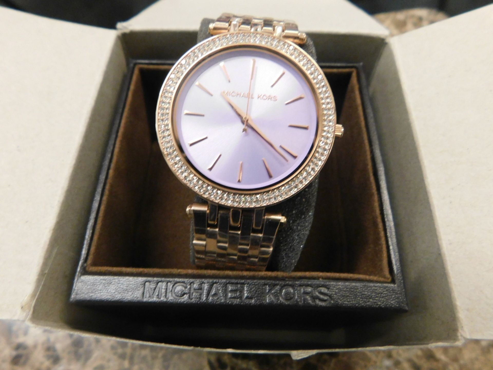 1 BOXED MICHEAL KORS LADIES WATCH MODEL MK3400 RRP £199