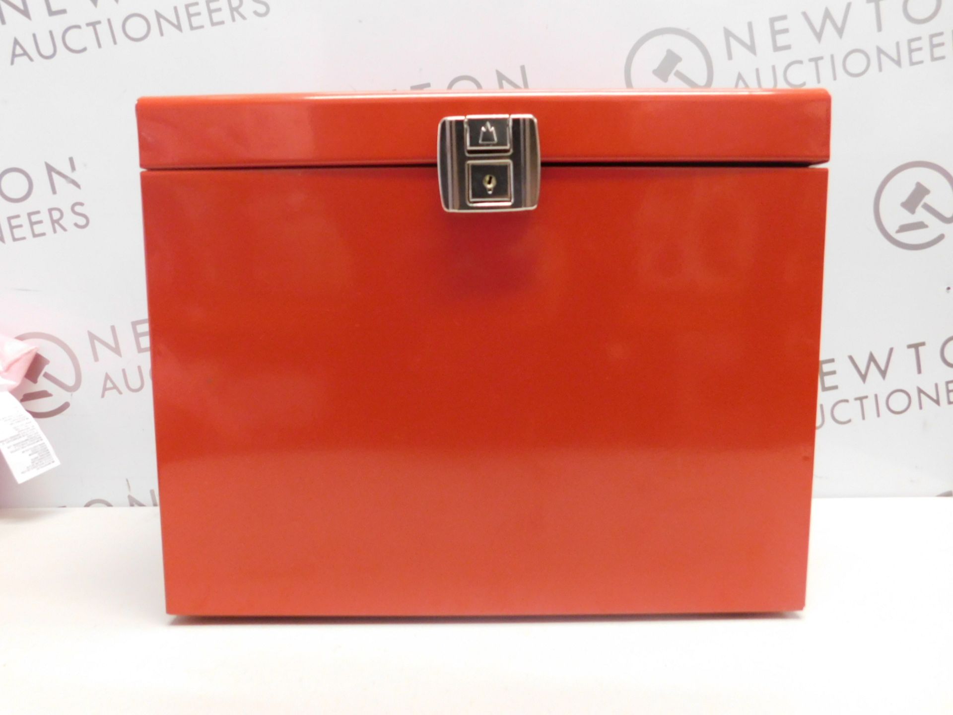 1 RED A4 METAL FILE CASE RRP £24.99