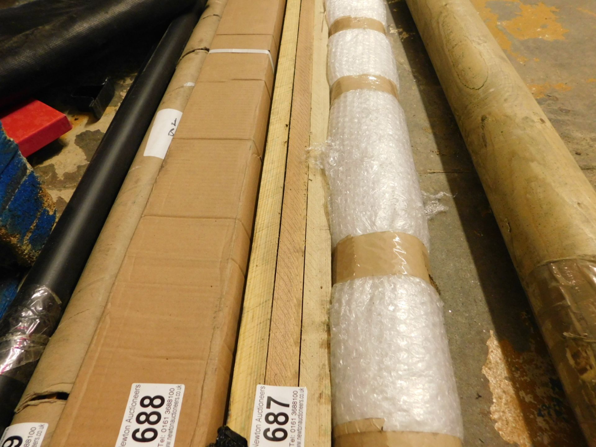 3 WOODEN HEAVY DUTY SLATS (APPROX 3M LONG & 3" THICK) RRP £29.99