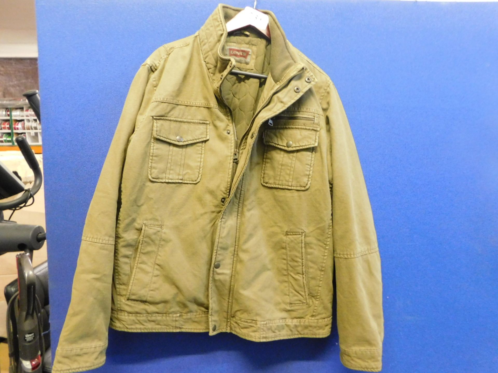 1 LEVI STRAUSS OLIVE GREEN MENS JACKET SIZE XL RRP £139.99