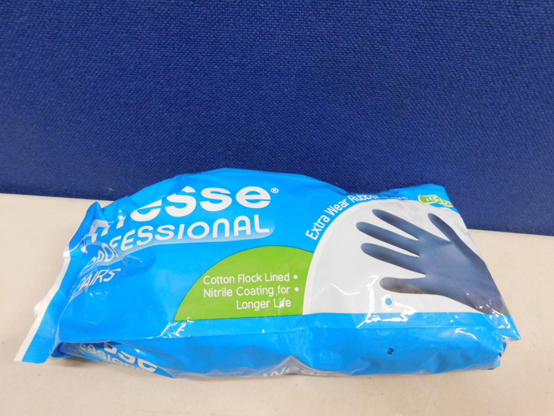 1 PACK OF FINESSE PROFESSIONAL EXTRA WEAR RUBBER GLOVES RRP £12.99