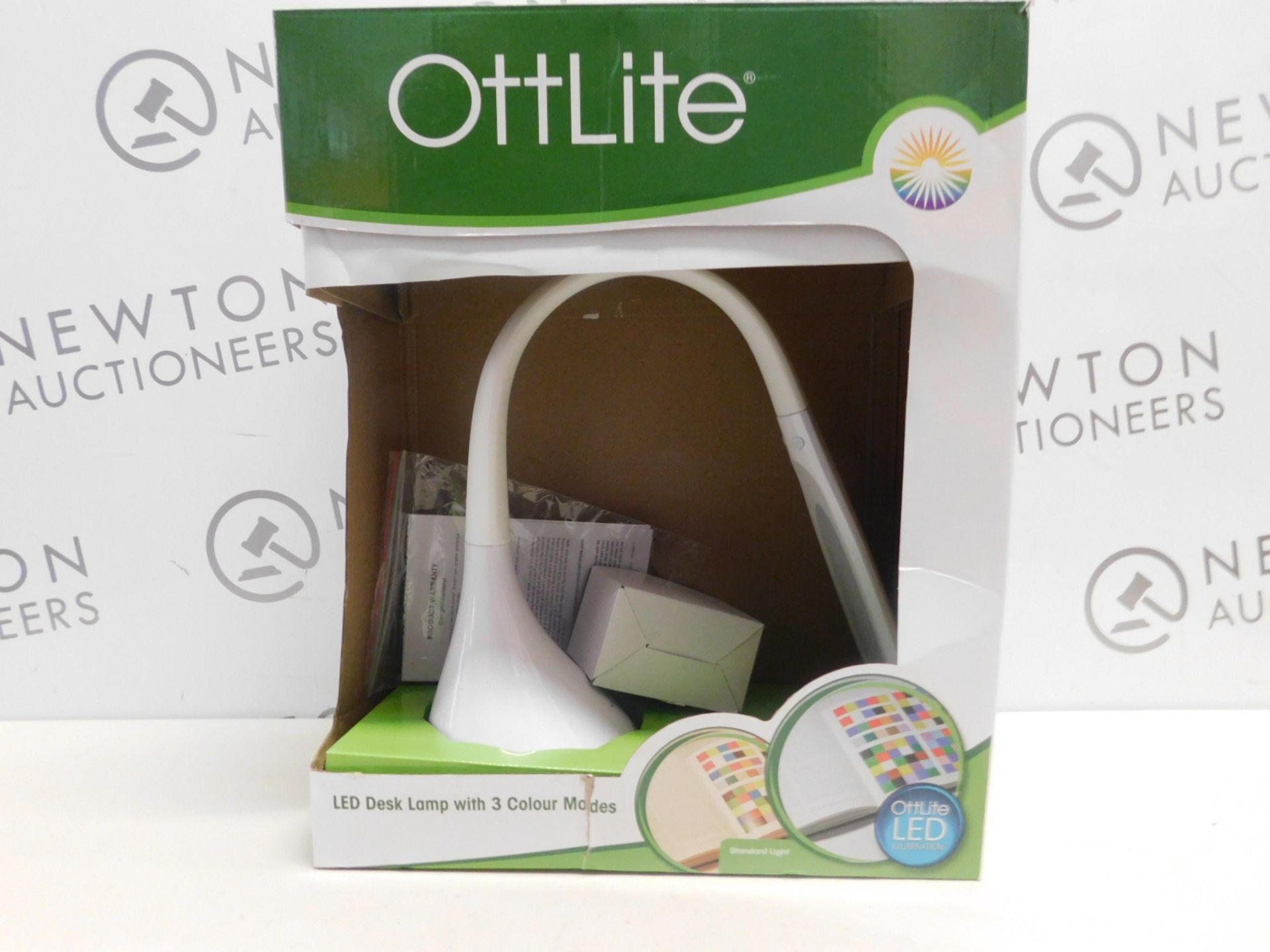 1 BOXED OTTLITE LED DESK LAMP WITH 3 COLOUR MODES RRP £49.99