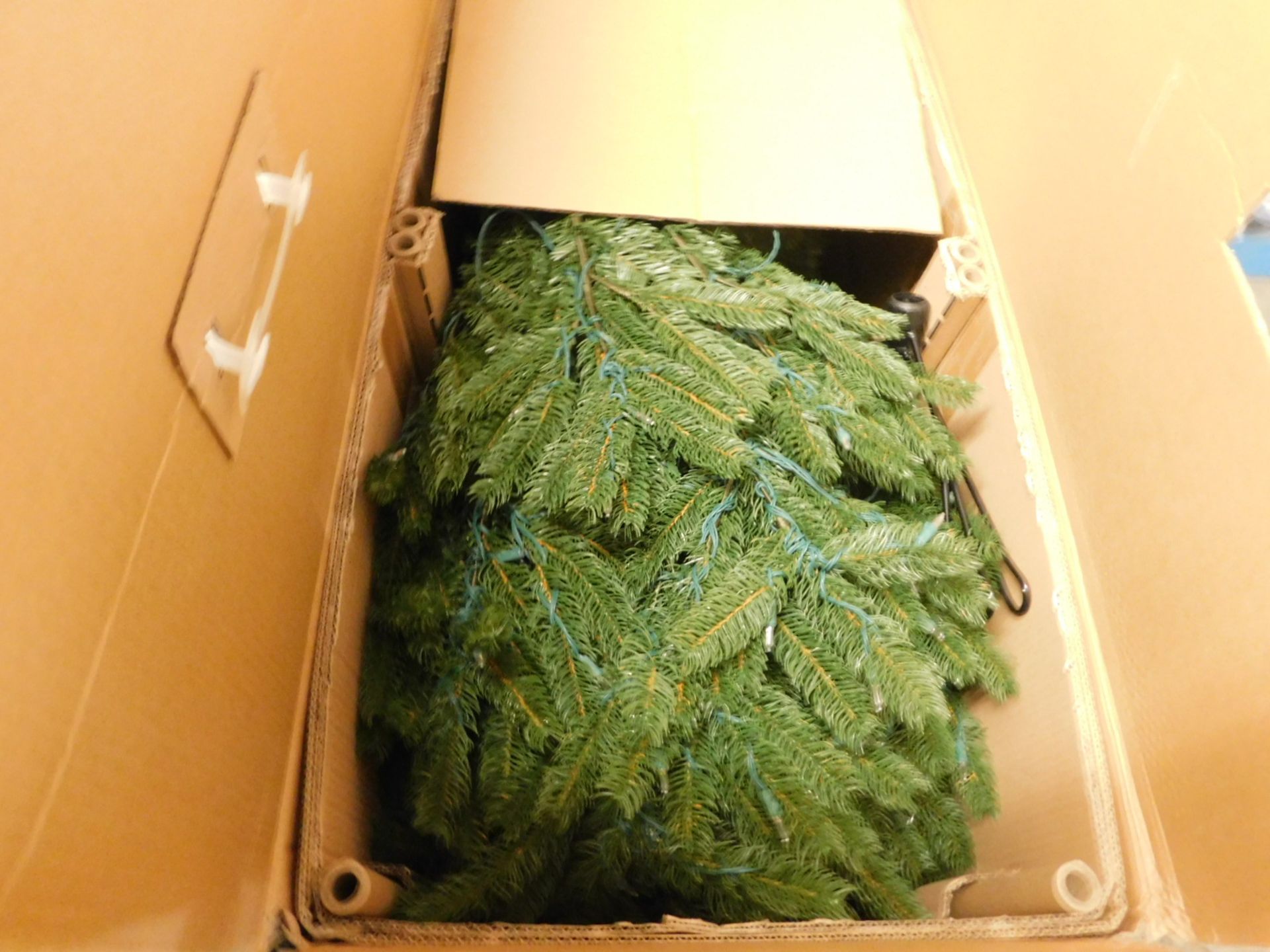 1 BOXED 7.5FT (APPROX) PRELIT CHRISTMAS TREE RRP £249