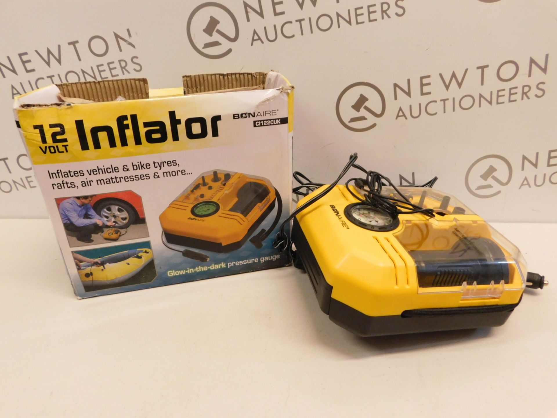 1 BOXED BONAIRE 12 VOLT INFLATOR CI122CUK RRP £39.99