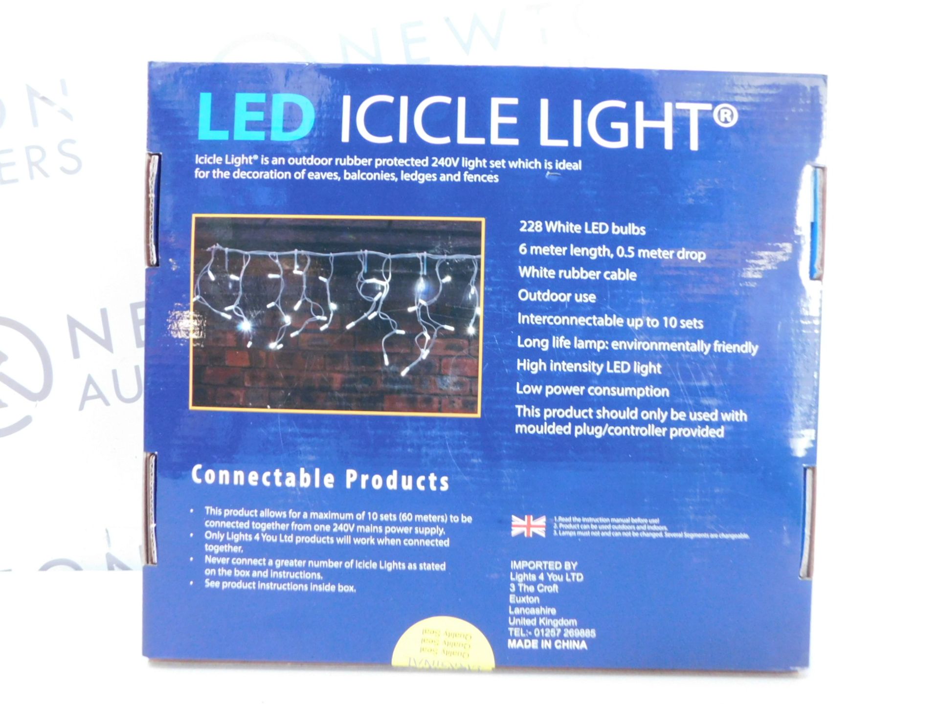 1 BOXED LED ICICLE LIGHT RRP £49.99