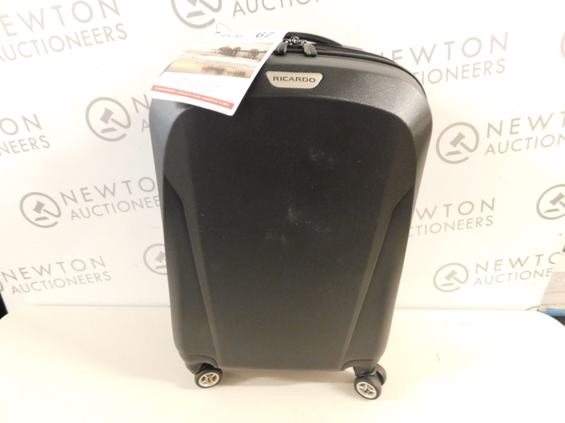 1 RICARDO BEVERLY HILLS 55.8CM/ 22" POLYCARBONATE HAND LUGGAGE RRP £79.99 (EXCELLENT CONDITION)