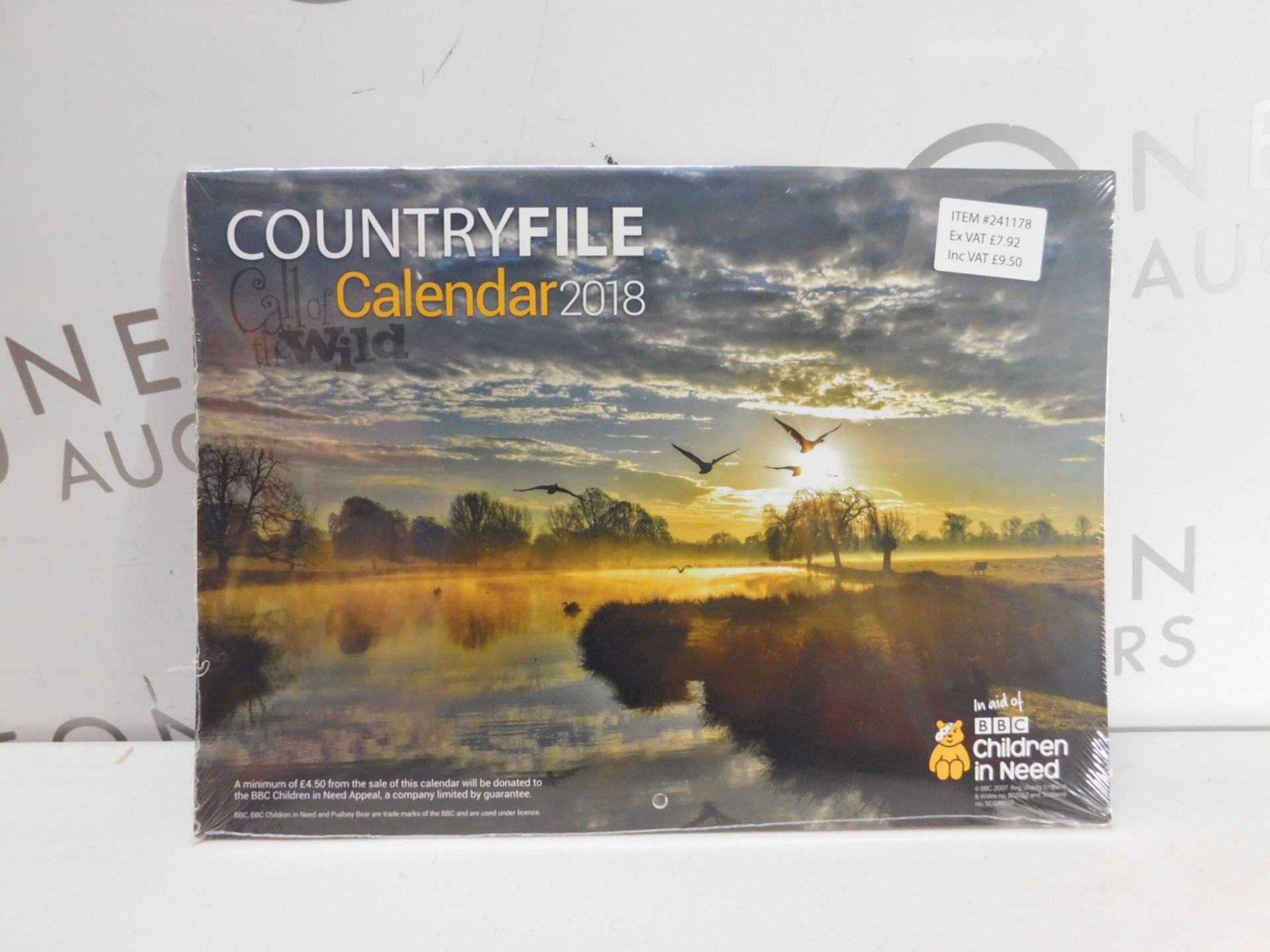 4 BRAND NEW SEALED COUNTRYFILE 2018 CALL OF THE WILD CALENDAR RRP £24.99