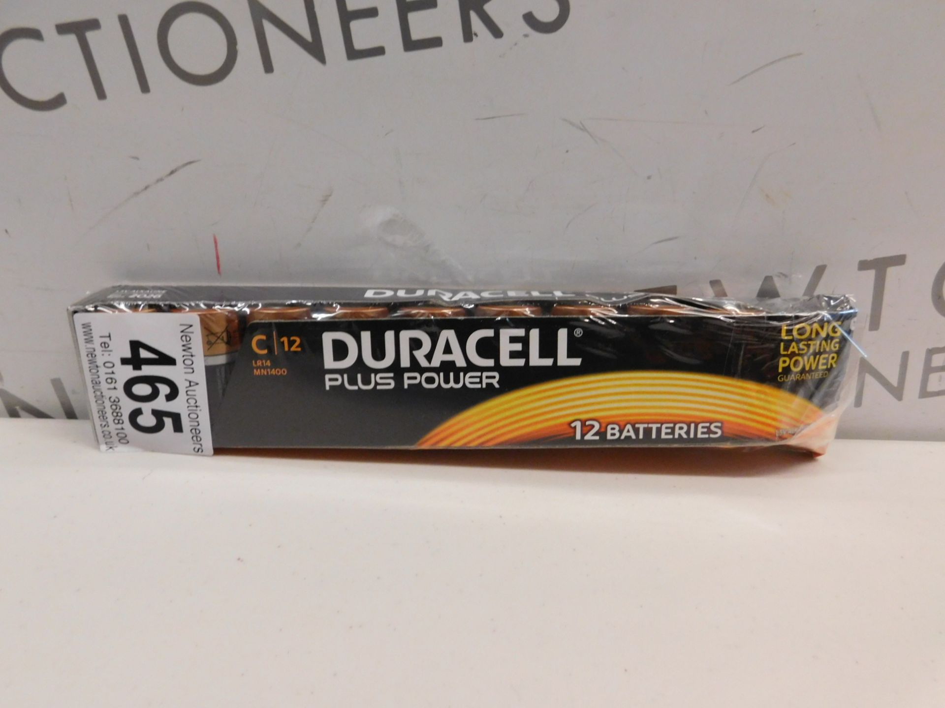 1 PACK OF 12 (APPROX) DURACELL C BATTERIES RRP £29.99