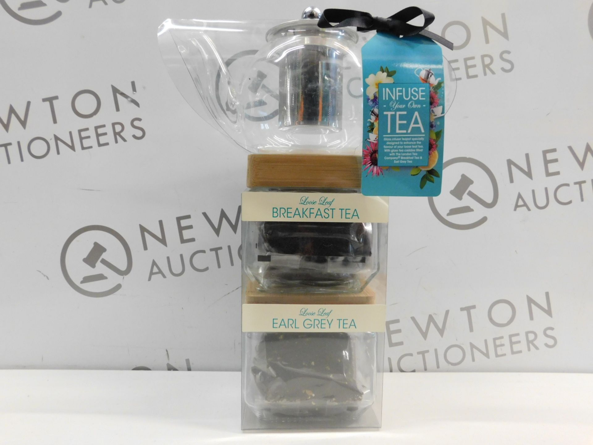 1 LOOSE LEAF GLASS INFUSER TEAPOT GIFT SET RRP £29.99