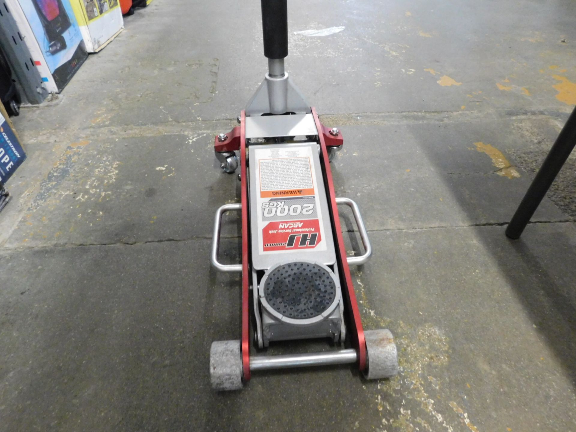 1 ARCAN 2TON ALUMINIUM HYBRID TROLLEY FLOOR JACK RRP £199.99