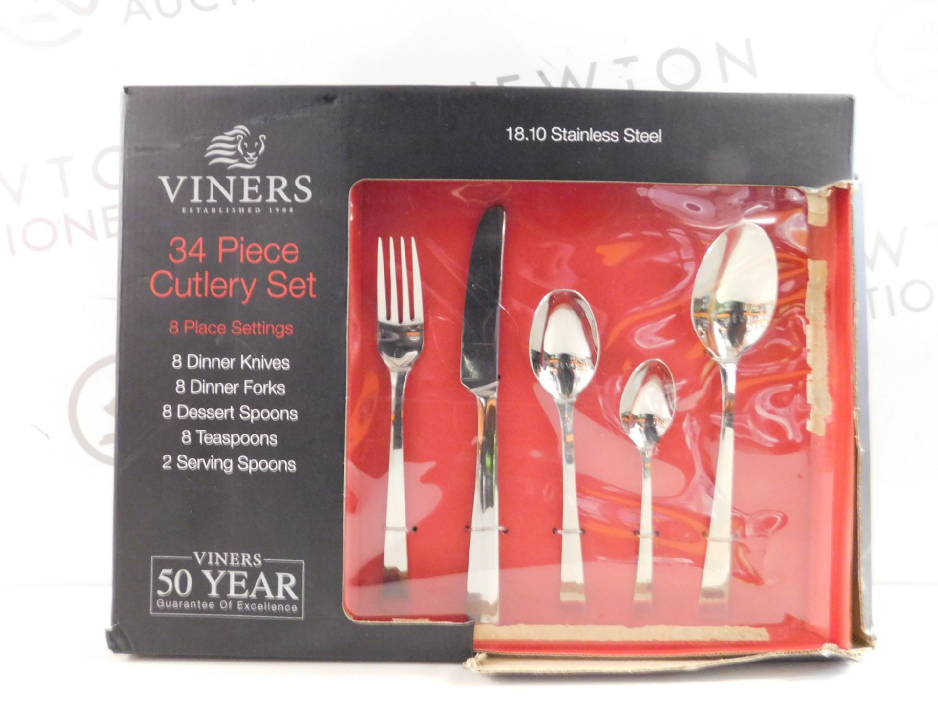 1 BOXED VINERS 34 PIECE (APPROX) CUTLERY SET RRP £34.99