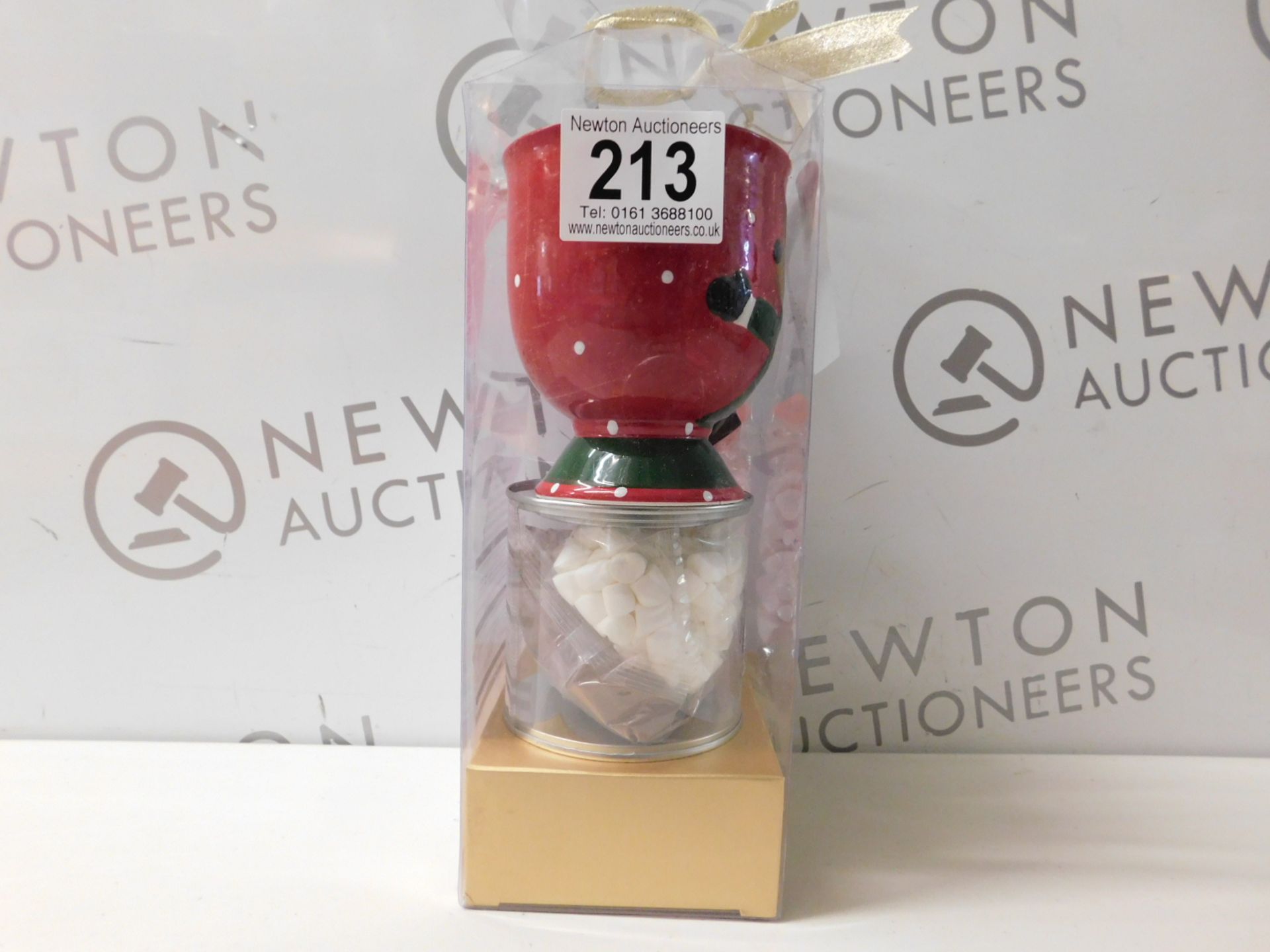 1 PACK OF ELEGANT WINTER WARMER FESTIVAL CERAMIC MUG WITH HOT CHOCOLATE & MARSHMALLOWS RRP £24.99