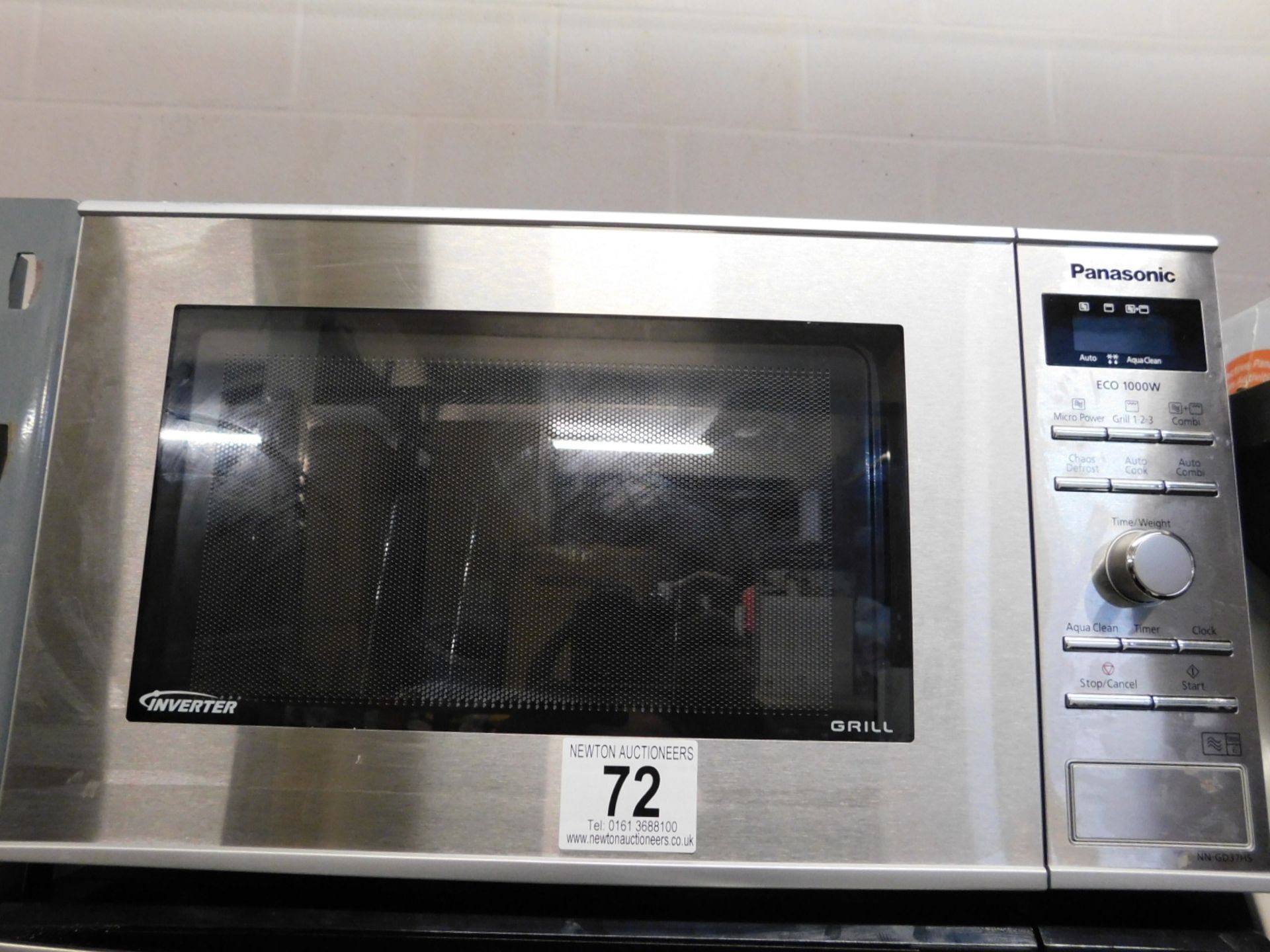 1 PANASONIC NN-GD371S STAINLESS STEEL INVERTER MICROWAVE RRP £249