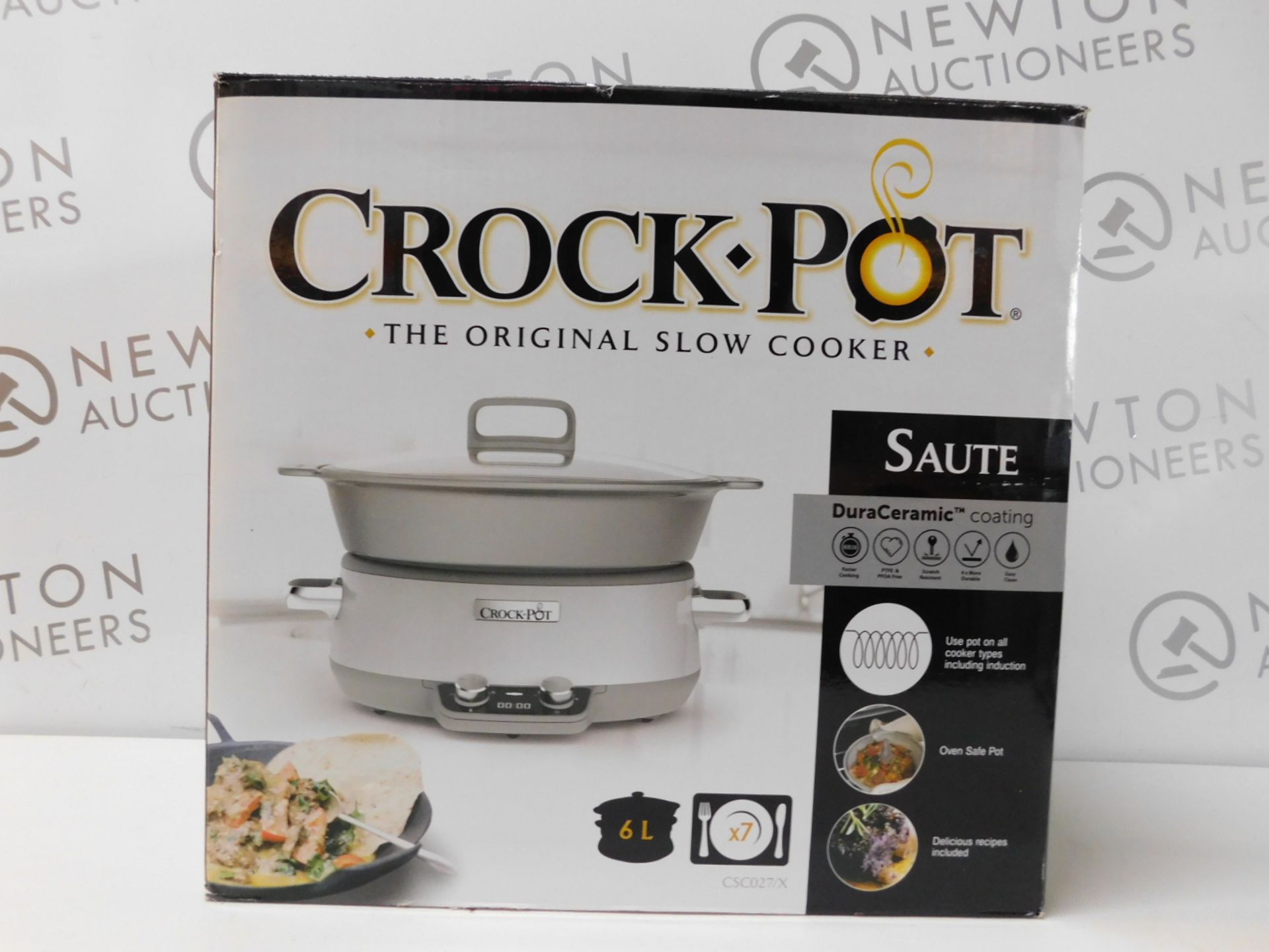 1 BOXED CROCK-POT SLOW COOKER 6L CAPACITY RRP £89.99