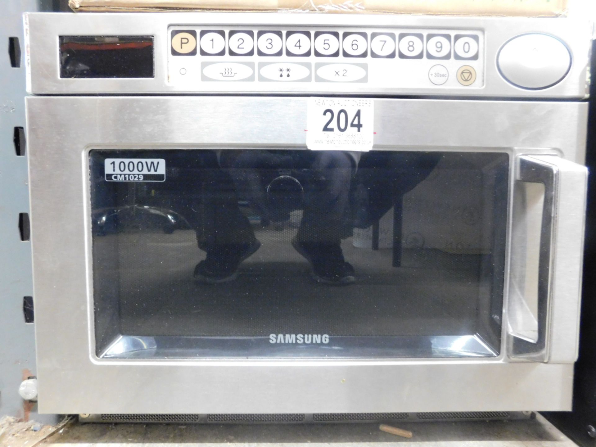 1 SAMSUNG CM1029 1000W COMMERCIAL MICROWAVE OVEN RRP £399.99