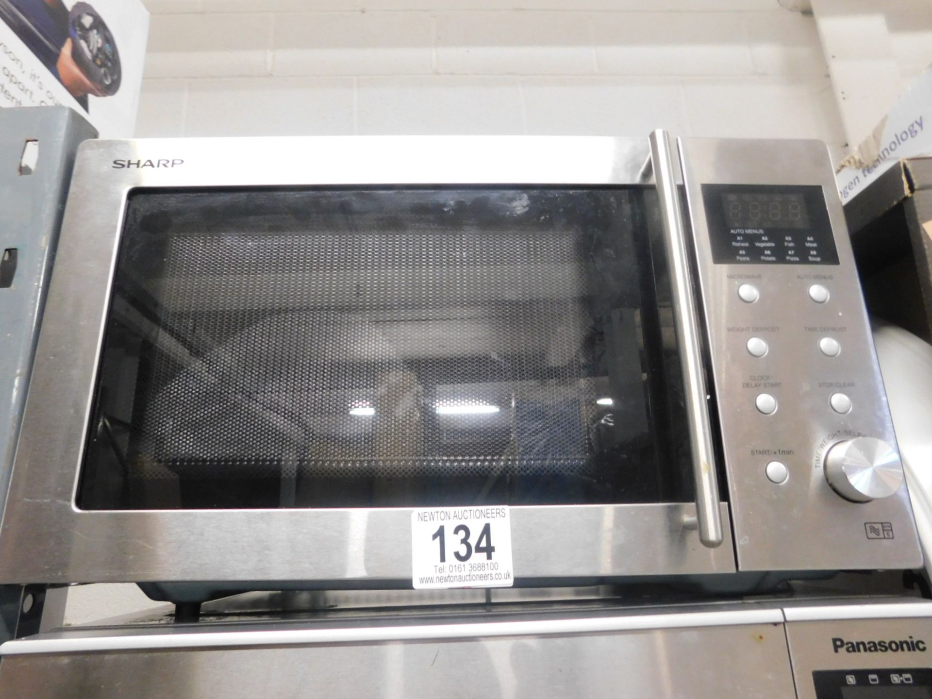 1 SHARP SOLO 23 LITRE STAINLESS STEEL MICROWAVE OVEN RRP £179.99