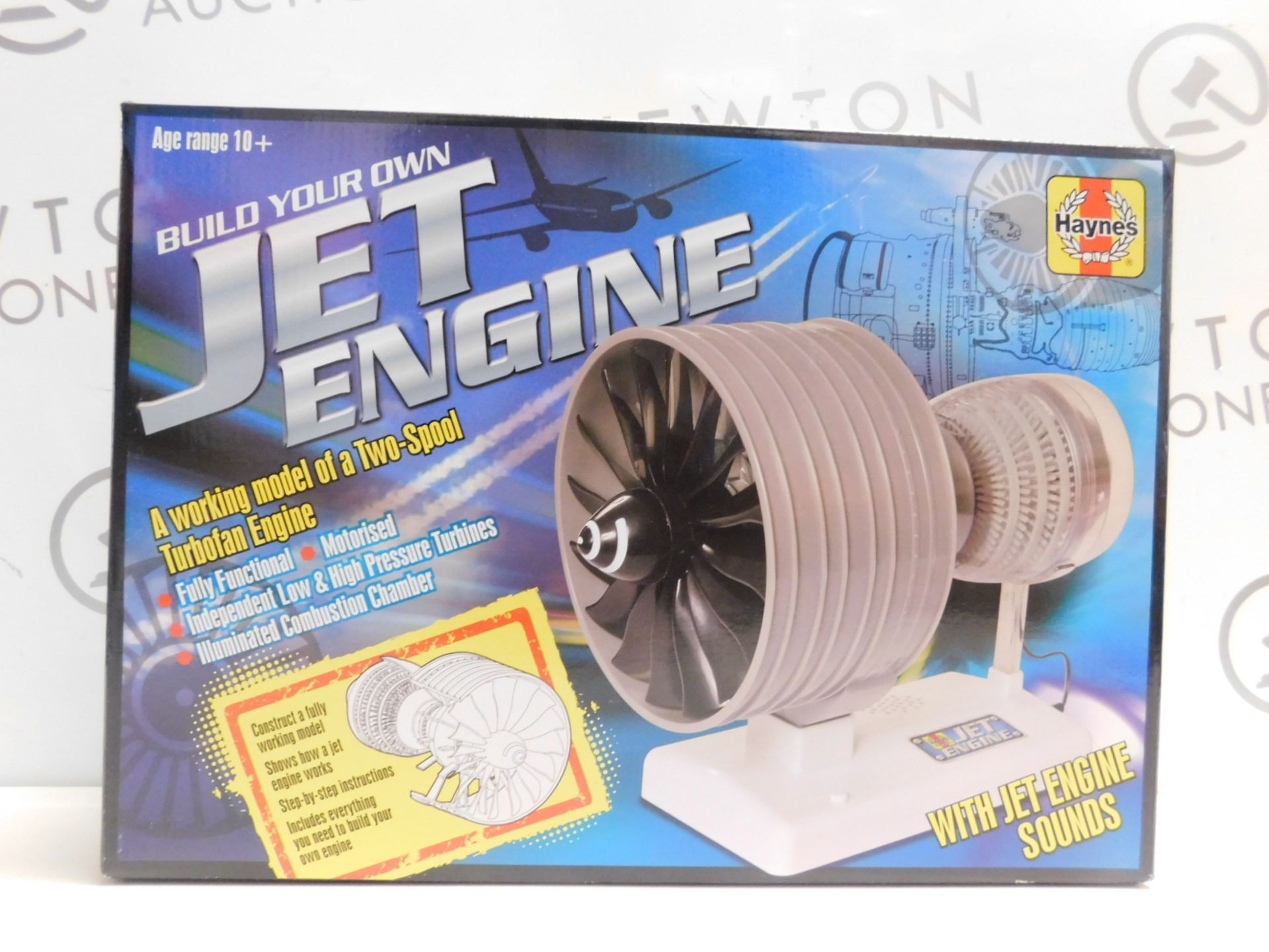 1 BRAND NEW BOXED HAYNES BUILD YOUR OWN JET ENGINE RRP £29.99