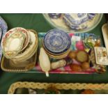 Selection of miniatures incl. bowls, Spode and Wade items etc.