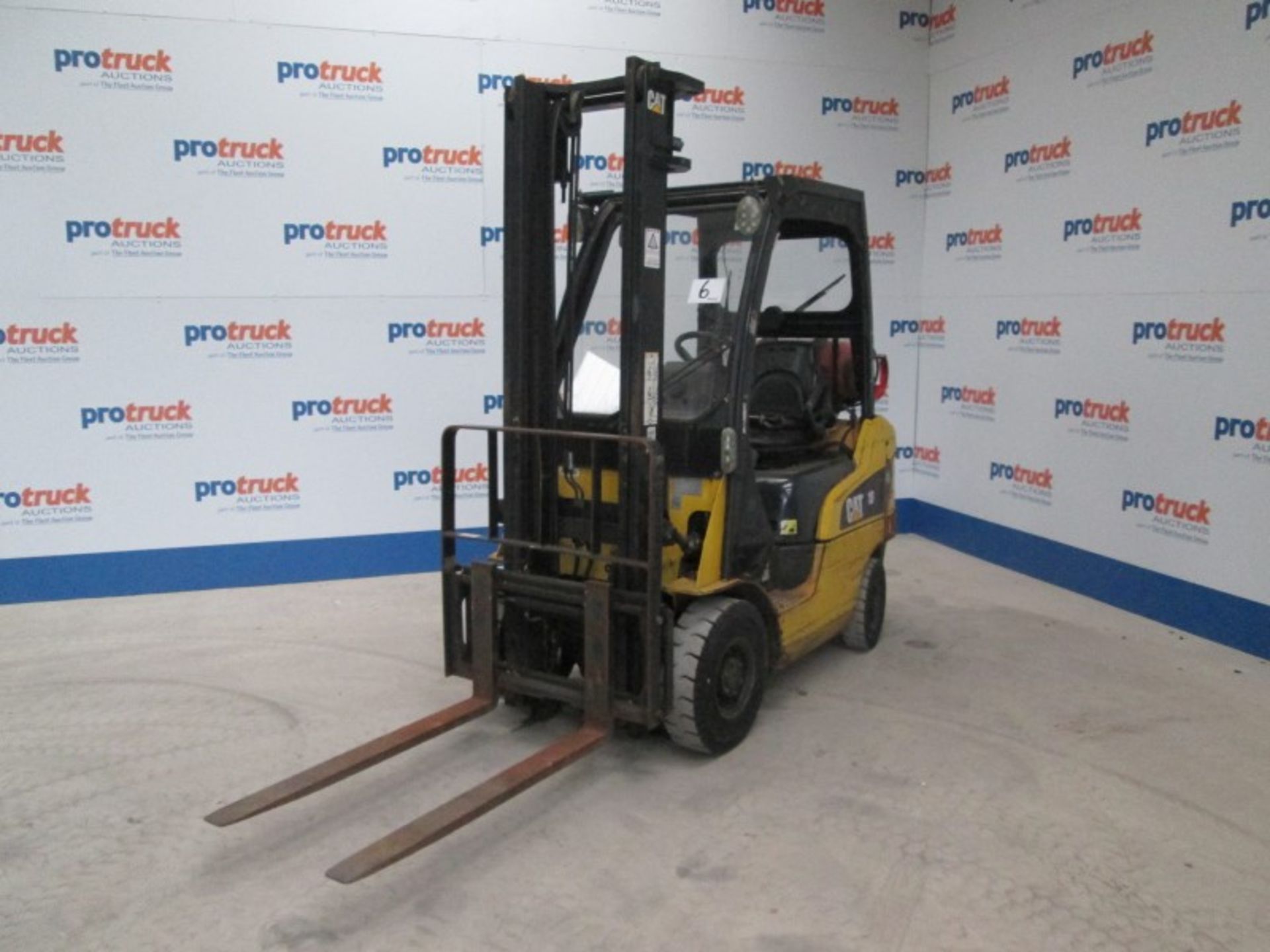 CAT GP18N Plant LPG / CNG - VIN: ET34L42078 - Year: 2010 - 14,133 Hours - Duplex Forklift, R.D.L