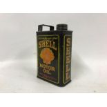 A miniature Shell Motor Oil can.