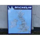 A Michelin tin map of Great Britain and Ireland, January 1999 reproduced from Michelin map no.