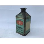 A Forward Oil Company Limited of West Bromich quarter gallon pyramid can, in very good condition.