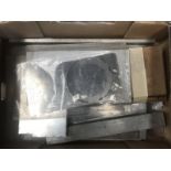 A box of flat material, gaskets etc.