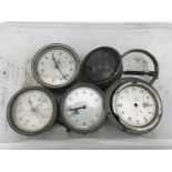 Five car clocks including one Jaeger.