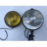 A Lumax F7 spot lamp and a fog lamp.