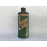 A Wakefield Patent Castrol Motor Oil XL Grade quart cylindrical can.