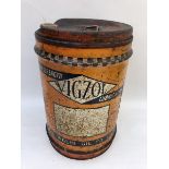 A Vigzol five gallon can.