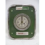 A Castrolite 10W-30 dispenser dial, 13 3/4 x 17".