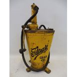 A Filtrate Gear Oil forecourt dispenser by Edward Joy and Sons Limited of Leeds.
