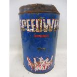 An unusual Speedwell Lubricants five gallon drum.