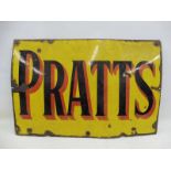 A Pratts rectangular enamel sign, 36 x 24".
