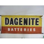 A Dagenite Batteries advertising banner, 48 x 22".