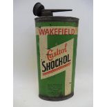 A Wakefield Castrol Shockol pint oval can.