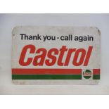 A Castrol GTX advertising sign, 27 x 18".