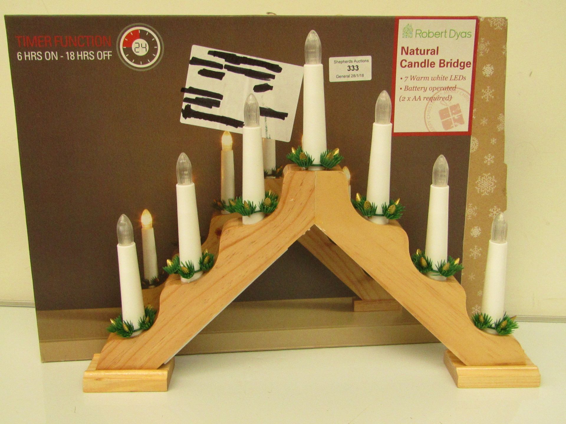 Natural Candle Bridge, boxed and unchecked