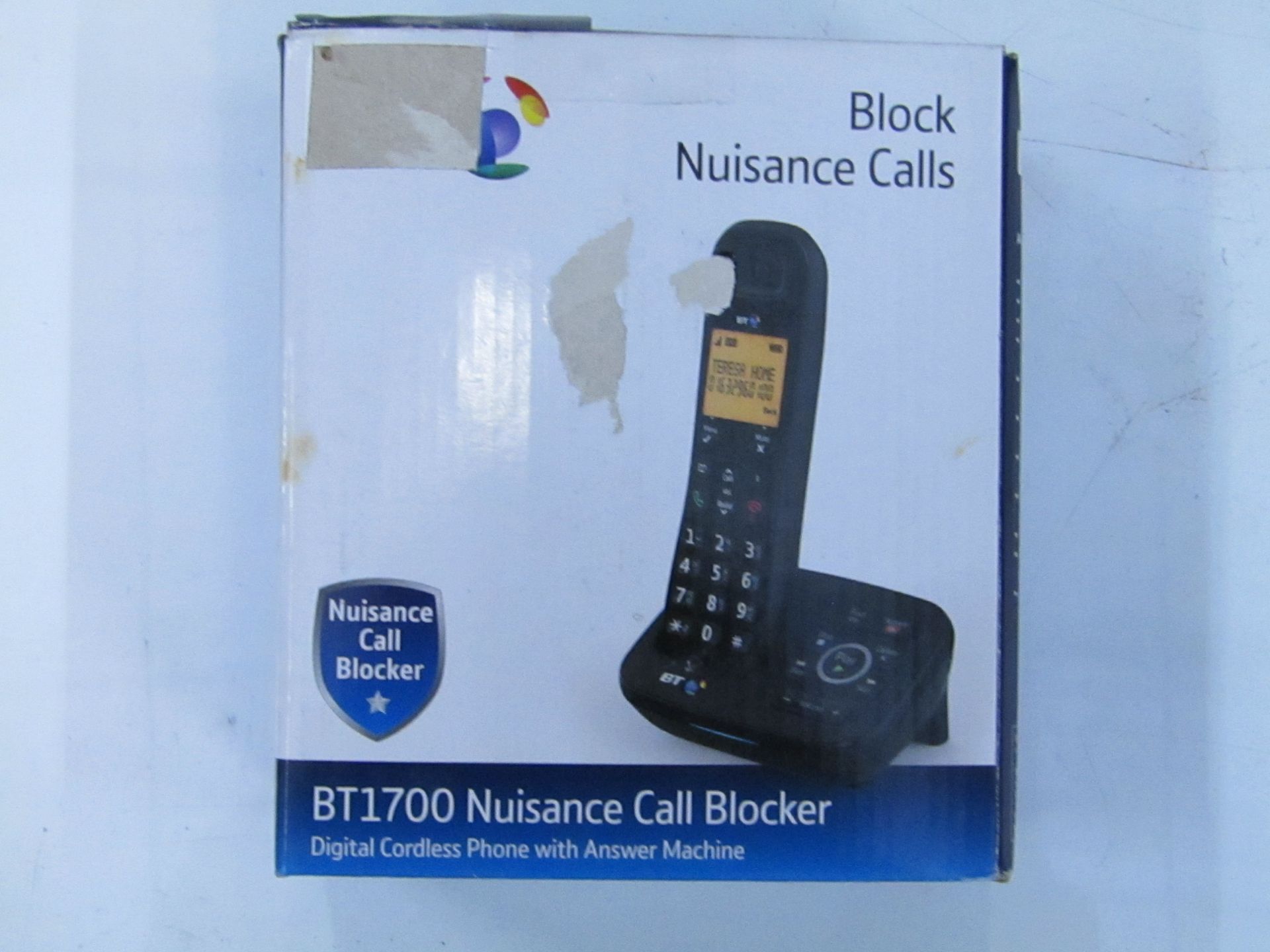 BT1700 Cordless Digital telephone with call blocker, Boxed and Complete but unchecked