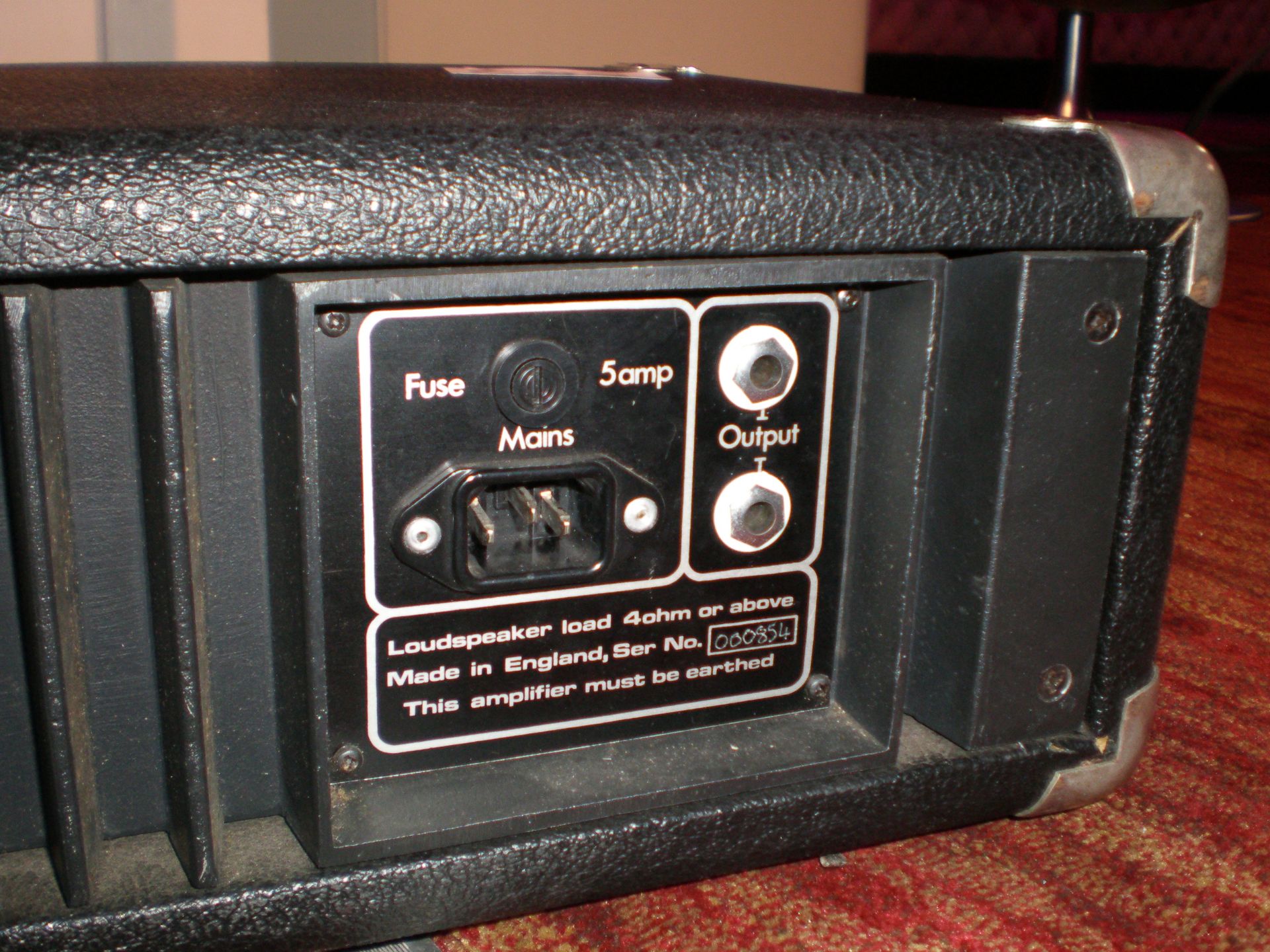 Band Pa Amp Leech Pa120 PLEASE READ LOT 0 AS THE IMPORTANT INFORMATION DIFFERS FROM OUR USUAL - Image 2 of 5