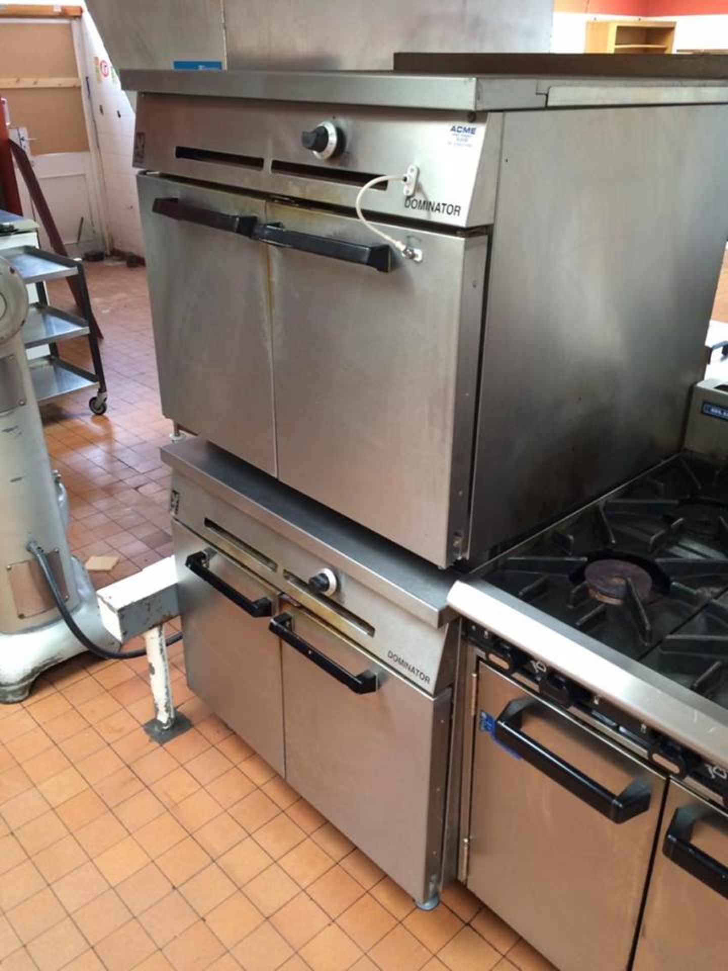 Falcon Dominator Double Gas Ovens PLEASE READ LOT 0 AS THE IMPORTANT INFORMATION DIFFERS FROM OUR