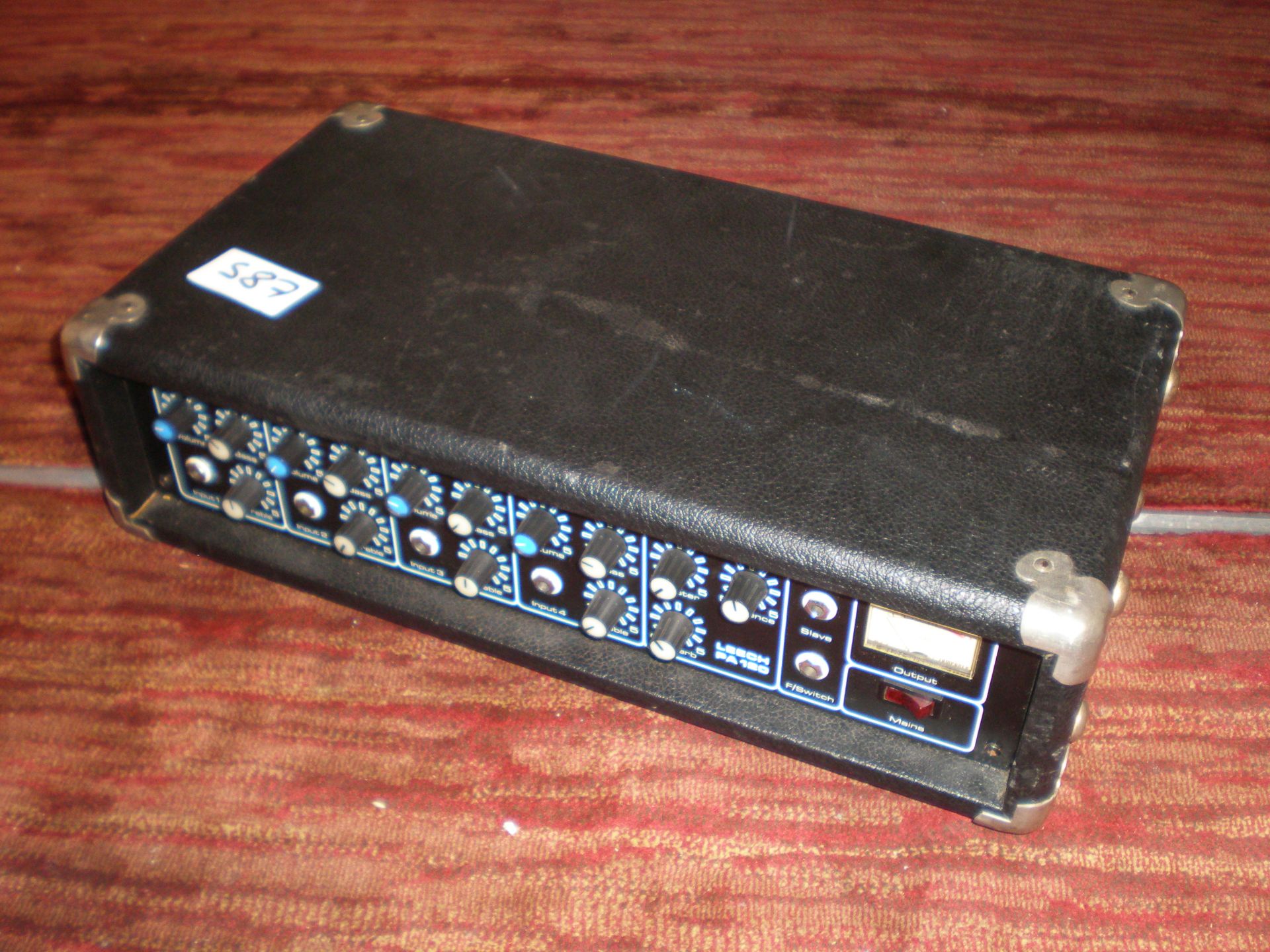 Band Pa Amp Leech Pa120 PLEASE READ LOT 0 AS THE IMPORTANT INFORMATION DIFFERS FROM OUR USUAL