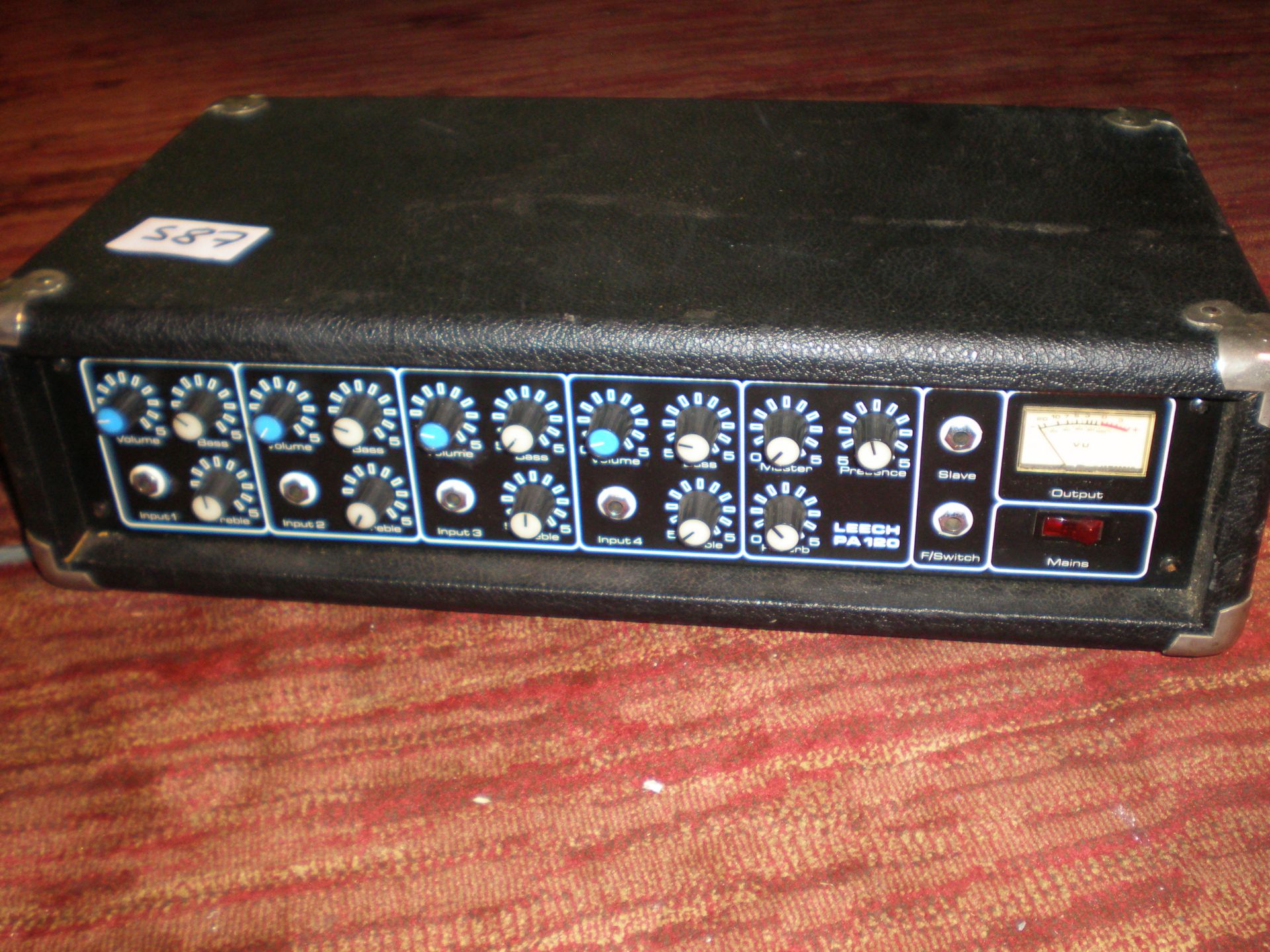 Band Pa Amp Leech Pa120 PLEASE READ LOT 0 AS THE IMPORTANT INFORMATION DIFFERS FROM OUR USUAL - Image 5 of 5
